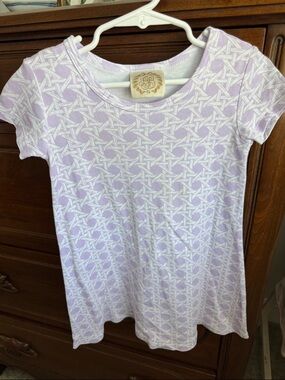 TBBC Polly play Lilac Patterned Short Sleeve dress